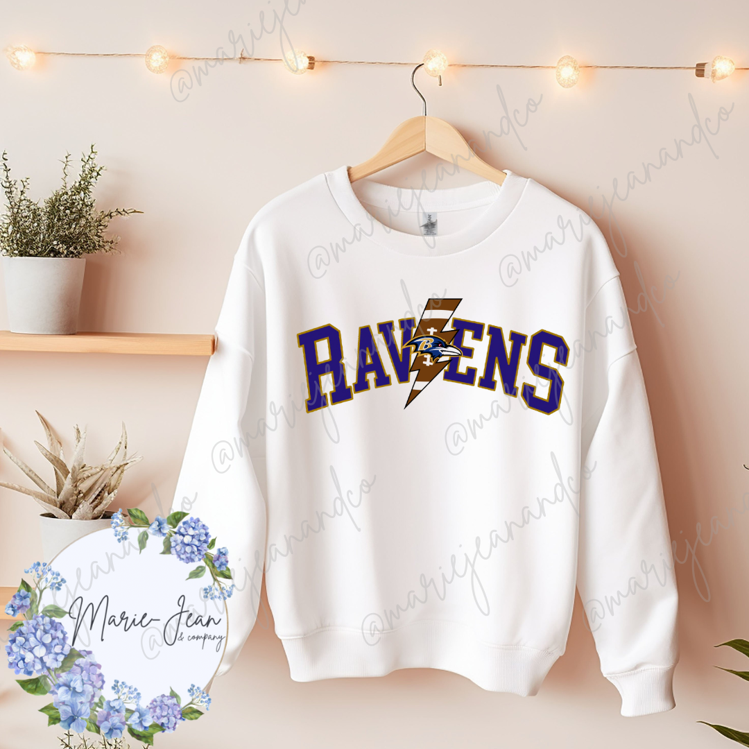 Ravens - lightening Bolt