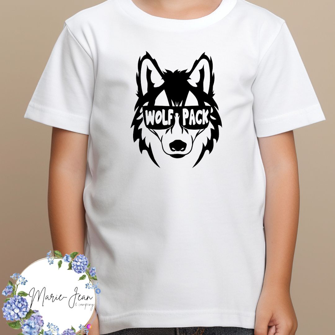 Wolf Pack Wolf Face